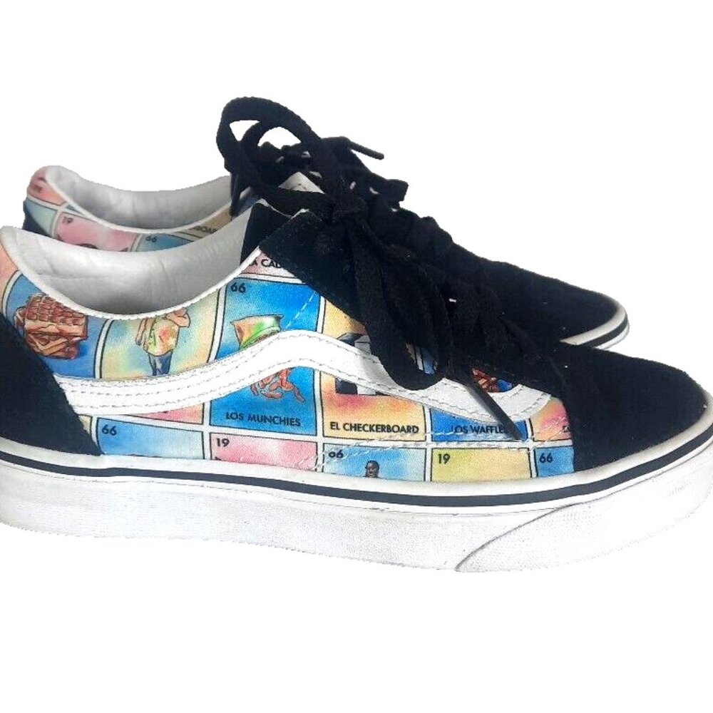 Vans Old Skool Loteria Patchwork Shoes Men’s Size 3.5 Women’s 5 Sneakers